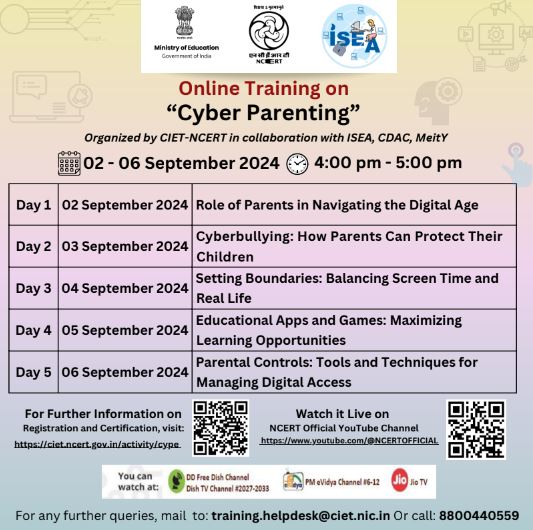 Online Training on “Cyber Parenting” Image