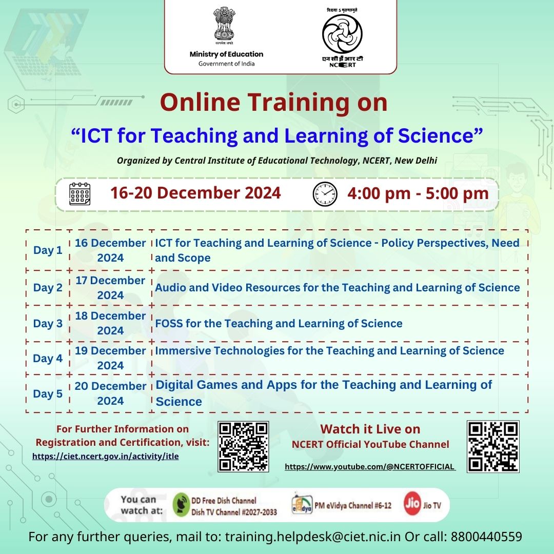 ICT for Teaching and Learning of Science Image