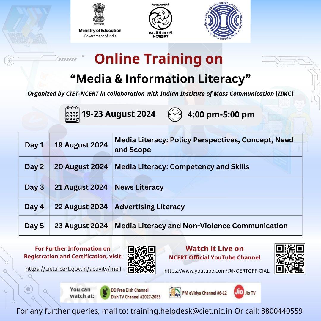 Online Training on Media & Information Literacy Image