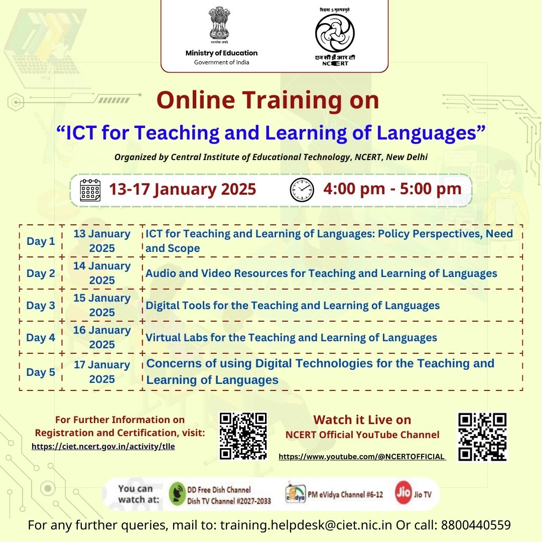 ICT for Teaching and Learning of Languages Image